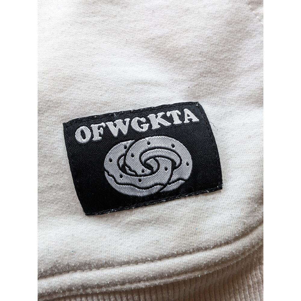 OFWGKTA Hoodie Mens Large Colorblock Streetwear Odd Future Donut Logo Sweatshirt - Picture 2 of 16